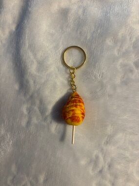 Mango with chile keychain